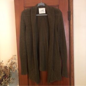 Angel Of The North Olive Cardigan